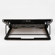 NUOXI S500 Double Switch Control Laptop Radiator Five-Fan Multi-Angle Adjustment Computer Base without Speed Regulation(Black)