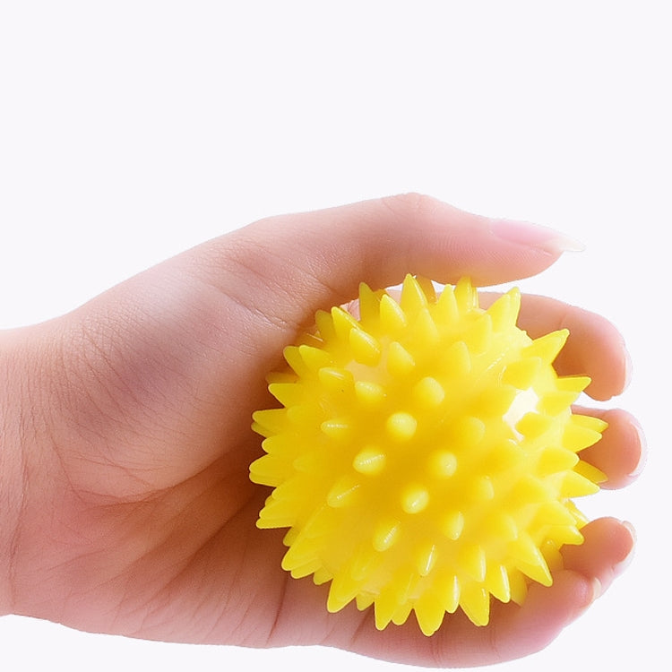 2 PCS TPR Grip Ball Rehabilitation Hemiplegia Stroke Massage Finger Ball, Specification: 6cm (Yellow) - free shipping - PMC TechLife - Order now!