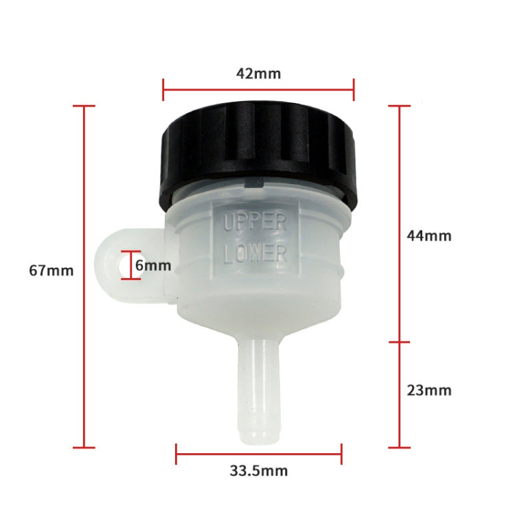 4 PCS Motorcycle Skyline Rear Brake Pump Split Oil Pot Small Oil Cup(Straight Mouth) - Motorbike Brakes by PMC TechLife | Online Shopping South Africa | PMC TechLife | Buy Now Pay Later Mobicred