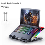 MC X500 Laptop Radiator Heightening Bracket Cooling Base(Black Red Standard Version)