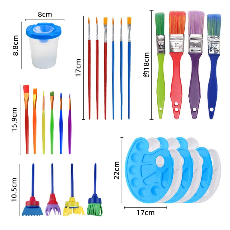 39 In 1 Painting DIY Graffiti Painting Art Supplies For Children - free shipping - PMC TechLife - Order now!