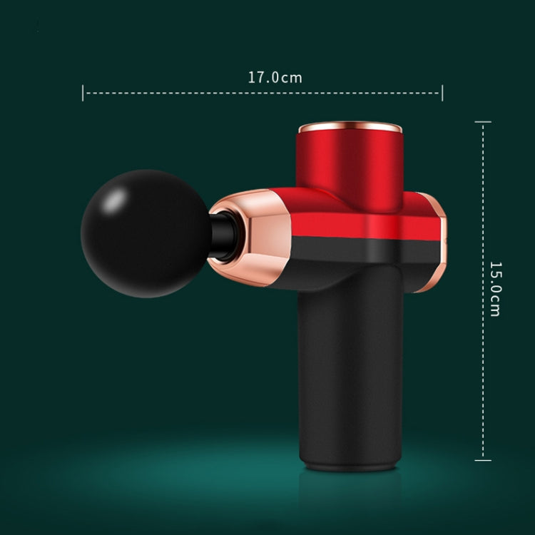 12V Mini Fascia Gun  Electrical Muscle Relax Massage Gun(Gray)