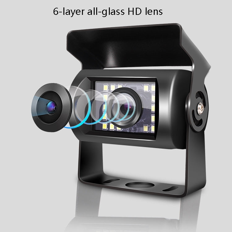 YB-CC-1 12/24V Car 7 Inch Display HD Night Vision Camera Monitoring System Truck Reverse Image, Specification: Camera+1024x600 Display - Rear View Cameras by PMC TechLife | Online Shopping South Africa | PMC TechLife | Buy Now Pay Later Mobicred