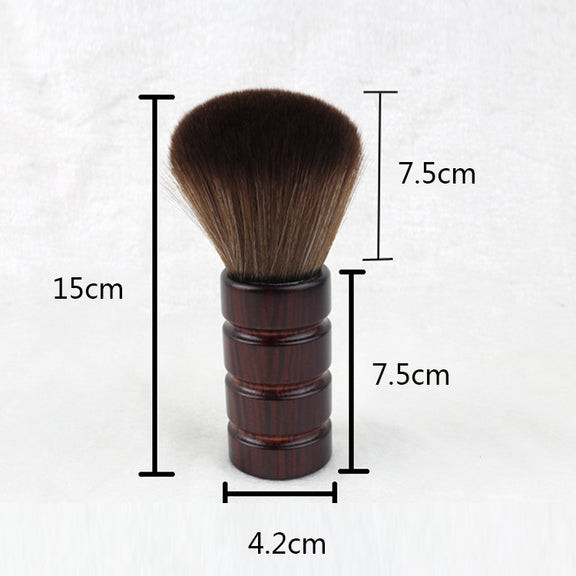 Hair Cut Broken Hair Duster Brush Solid Wood Soft Bristles Cleaning Brush Hairdressing Suppliess(S3 Brush)