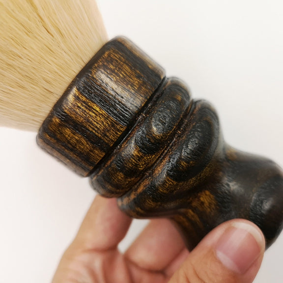 Hair Cut Broken Hair Duster Brush Solid Wood Soft Bristles Cleaning Brush Hairdressing Suppliess(S2 Brush)
