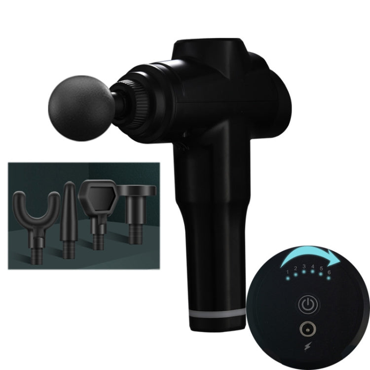 Muscles Relax Massager Portable Fitness Equipment Fascia Gun, Specification: 6206 6 Gears Black(AU Plug) - free shipping - PMC TechLife - Order now!