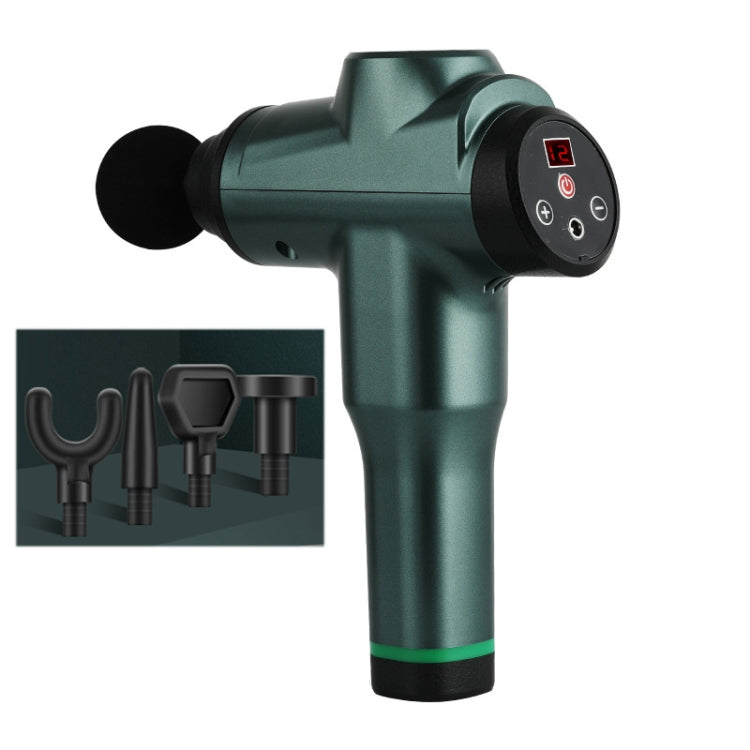 Muscles Relax Massager Portable Fitness Equipment Fascia Gun, Specification: 6212 12 Gears Green(EU Plug) - free shipping - PMC TechLife - Order now!