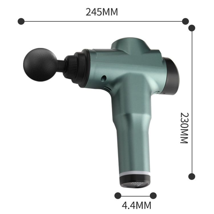 Muscles Relax Massager Portable Fitness Equipment Fascia Gun, Specification: 6212 12 Gears Black(US Plug) - free shipping - PMC TechLife - Order now!