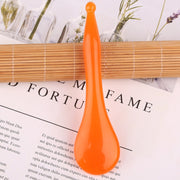 Resin Scraping Sheet Massage Facial Tendon Stick Beauty Salon Shave Board Acupuncture Pen, Color Classification: Resin Yellow Face Shave