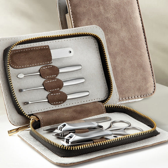 8 In 1 Nail Shear Manicure Tools Stainless Steel Nail Clippers Eagle Nose Pliers