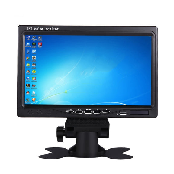 YB-700A 7 Inch Car Display Truck Car Reversing Image HD Monitoring Bus Reversing Display, Specification: Aviation Interface(1024 x 600)