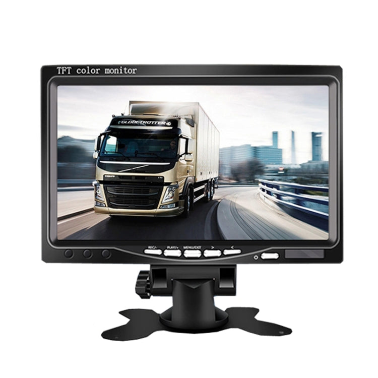 YB-700A-1 7 Inch 12/24V HD Car Monitor Display HDMI VGA AV Interface Home Computer Video Player Resolution: 1024 x 600 - Rearview Monitors by PMC TechLife | Online Shopping South Africa | PMC TechLife | Buy Now Pay Later Mobicred