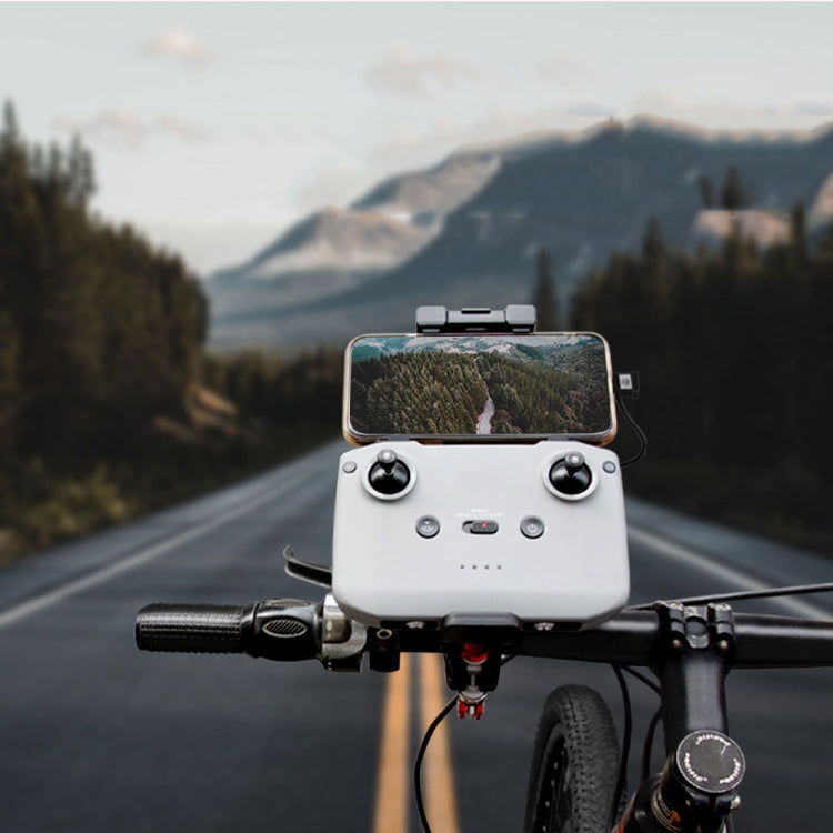 Sunnylife AIR2-Q9402 For DJI Air 2S / Mini 2 / Mavic Air 2 Remote Control Bicycle Holder Mount Bracket(Black)