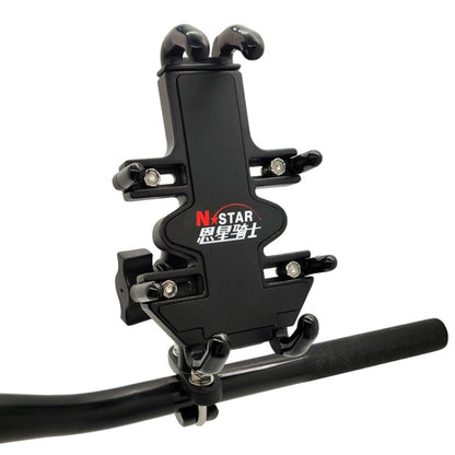 N-STAR NJN002 Motorcycle Metal Aluminum Alloy Universal Anti-Theft Mobile Phone Bracket(T-shaped Ball Head Installation) - free shipping - PMC Jewellery - Order now!