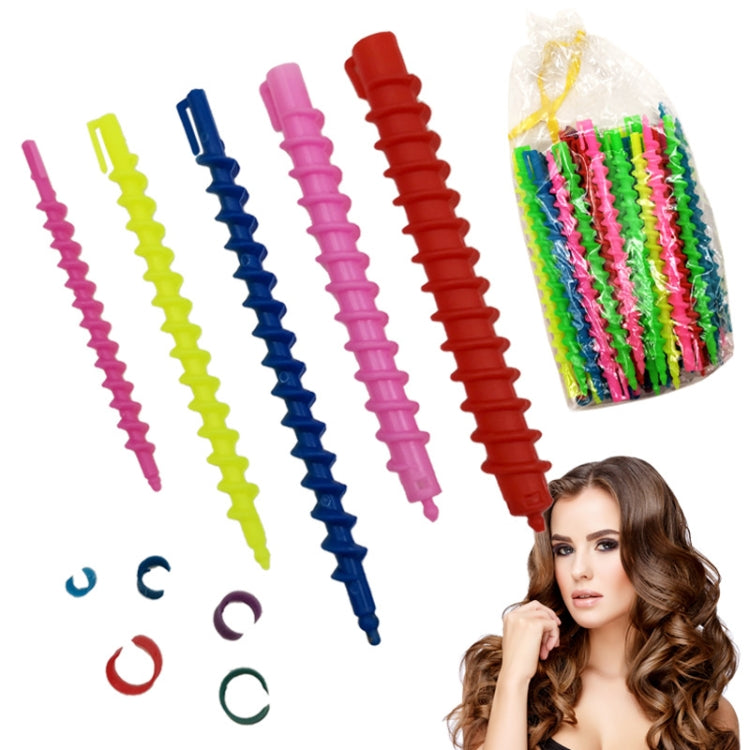 Hairdressing Curly Hair Perm Cold Perm Screw Bar Hair Salon Supplies Color Random Delivery, Specification: Medium Core
