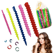 Hairdressing Curly Hair Perm Cold Perm Screw Bar Hair Salon Supplies Color Random Delivery, Specification: Big Core