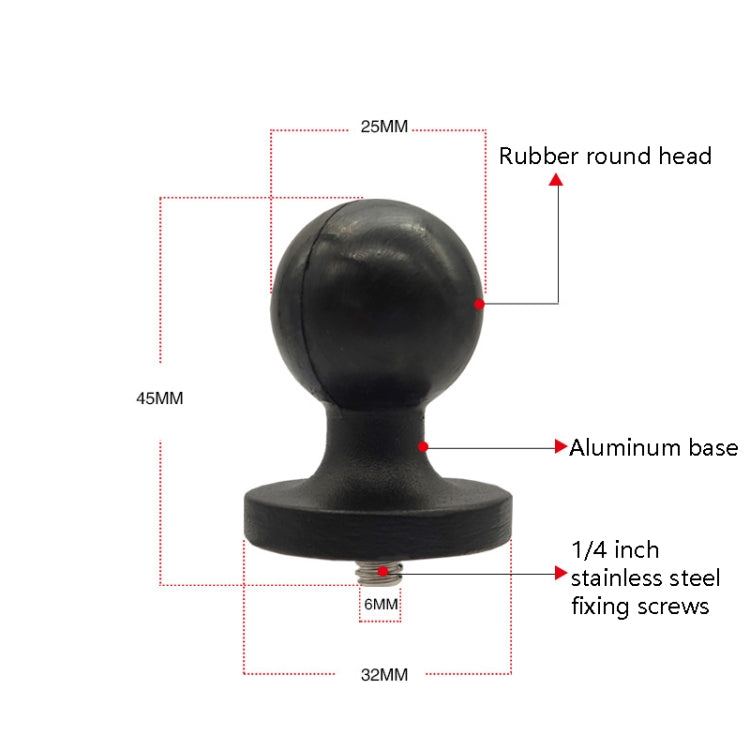 N-STAR NPHA-M Ball Motorcycle Camera Cloud Ball Head Bike Riding Video Ball Head - Holder by PMC TechLife | Online Shopping South Africa | PMC TechLife | Buy Now Pay Later Mobicred