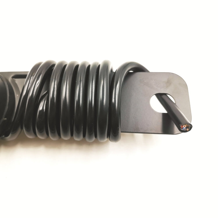VS170E-RZ 7P Socket Long Iron Bracket Round Bottom Socket EU Plug - Terminal connectors by PMC TechLife | Online Shopping South Africa | PMC TechLife | Buy Now Pay Later Mobicred
