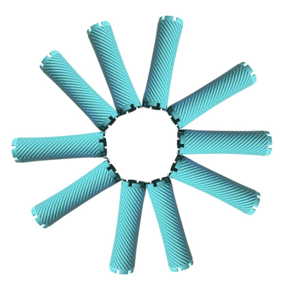Hair Salon Large Perm Bar Pear Flower Curly Thickened Perm Bar Hairdressing Tools, Random Color Delivery(2 Bar)