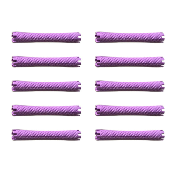 Hair Salon Large Perm Bar Pear Flower Curly Thickened Perm Bar Hairdressing Tools, Random Color Delivery(6 Bar)