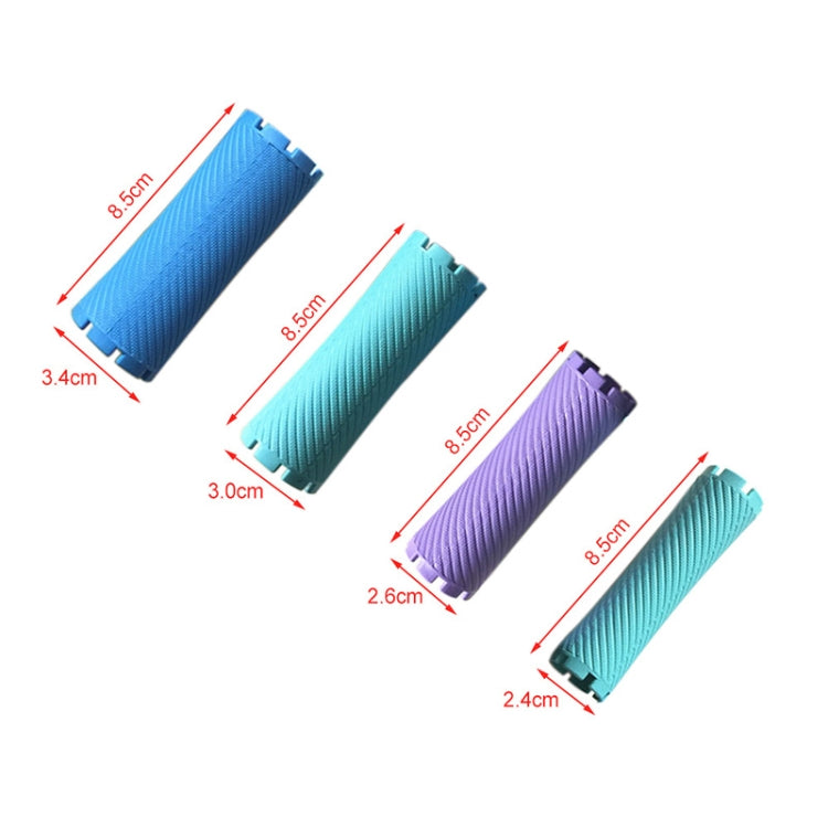 Hair Salon Large Perm Bar Pear Flower Curly Thickened Perm Bar Hairdressing Tools, Random Color Delivery(3 Bar)