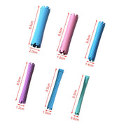 Hair Salon Large Perm Bar Pear Flower Curly Thickened Perm Bar Hairdressing Tools, Random Color Delivery(7 Bar)