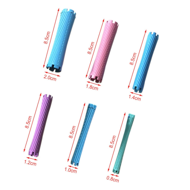 Hair Salon Large Perm Bar Pear Flower Curly Thickened Perm Bar Hairdressing Tools, Random Color Delivery(2 Bar)