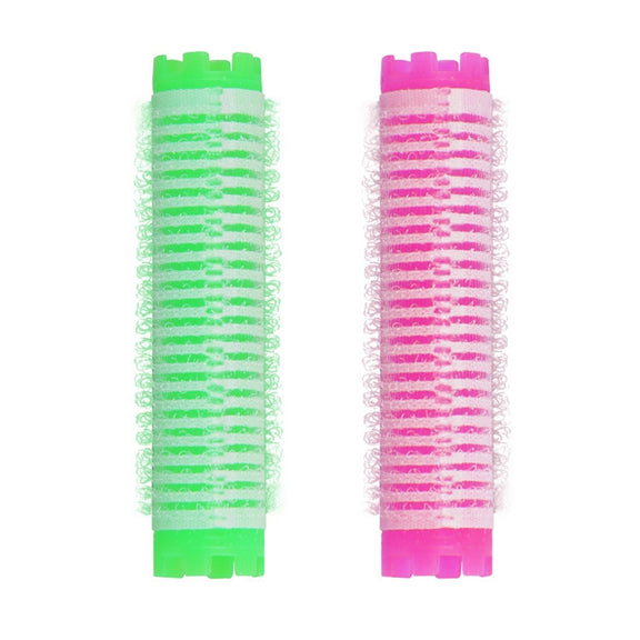 Perm Bar Air Cushion Perm Fluffy Curly Hair Root Bar Hairdressing Self-Adhesive Hair Curl Bar Color Random Delivery(Large)