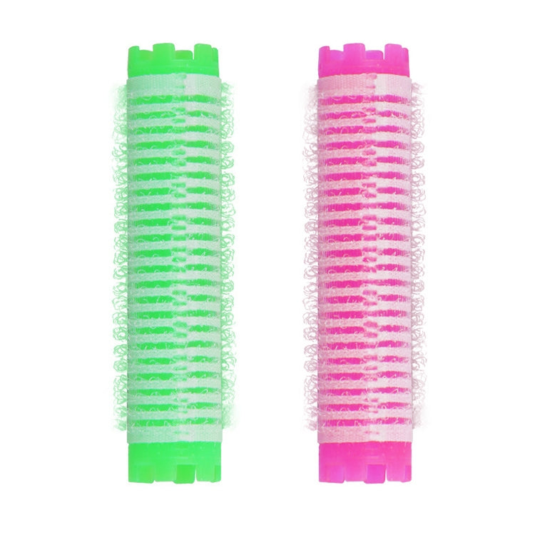 Perm Bar Air Cushion Perm Fluffy Curly Hair Root Bar Hairdressing Self-Adhesive Hair Curl Bar Color Random Delivery(Large)