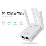 PIX-LINK LV-WR09 300Mbps WiFi Range Extender Repeater Mini Router(EU Plug)