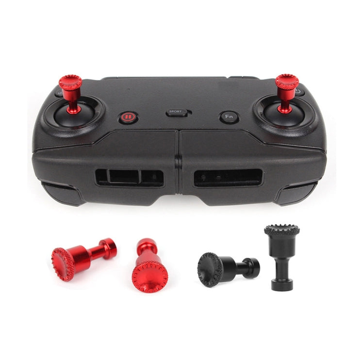 Sunnylife AIR-YG9101 2 PCS For DJI Mavic Mini / Mavic 2 / Mavic Air  Aluminum Alloy Joystick Thumb Rocker(Black)