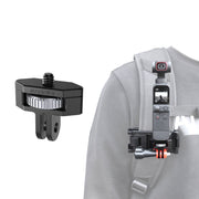 Sunnylife 1/4 inch Metal Adjustable Adapter For DJI Pocket 2 / FIMI PALM 2 / Insta360 One X-2(Dark Grey)