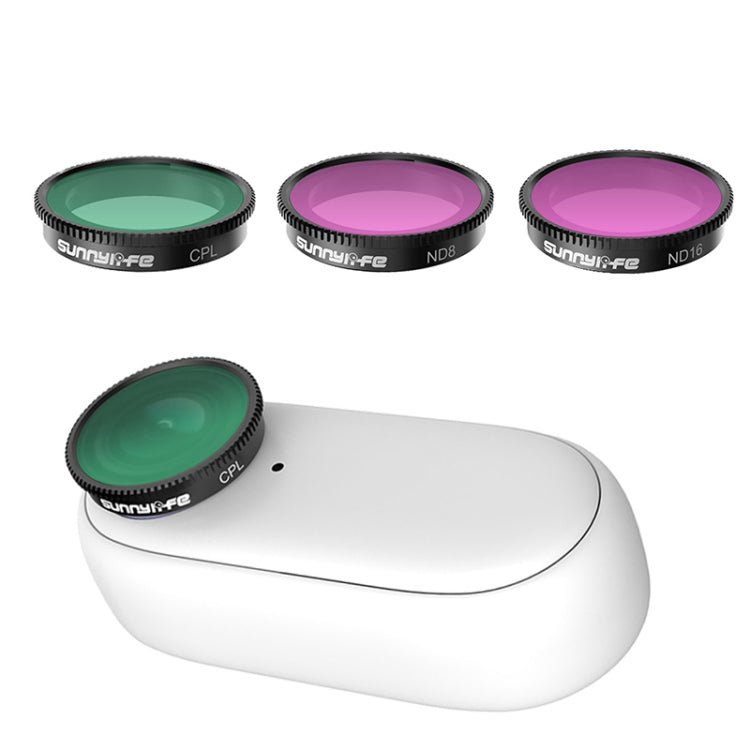 Sunnylife Sports Camera Filter For Insta360 GO 2, Colour: 3 in 1 CPL+ND8+ND16 - Len Accessories by PMC TechLife | Online Shopping South Africa | PMC TechLife | Buy Now Pay Later Mobicred