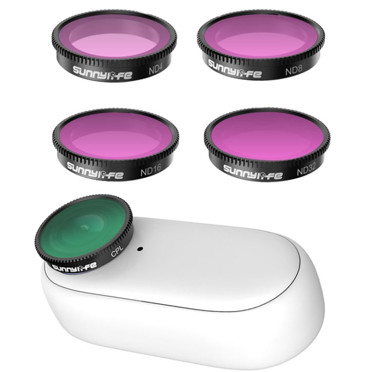 Sunnylife Sports Camera Filter For Insta360 GO 2, Colour: 4 in 1 ND4+ND8+ND16+ND32 - Len Accessories by PMC TechLife | Online Shopping South Africa | PMC TechLife | Buy Now Pay Later Mobicred