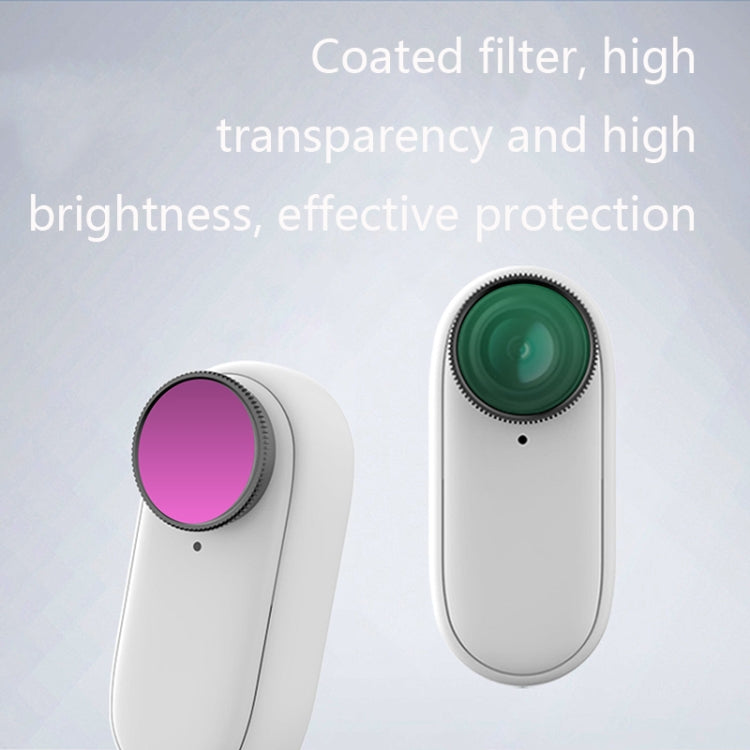 Sunnylife Sports Camera Filter For Insta360 GO 2, Colour: 4 in 1 ND4+ND8+ND16+ND32