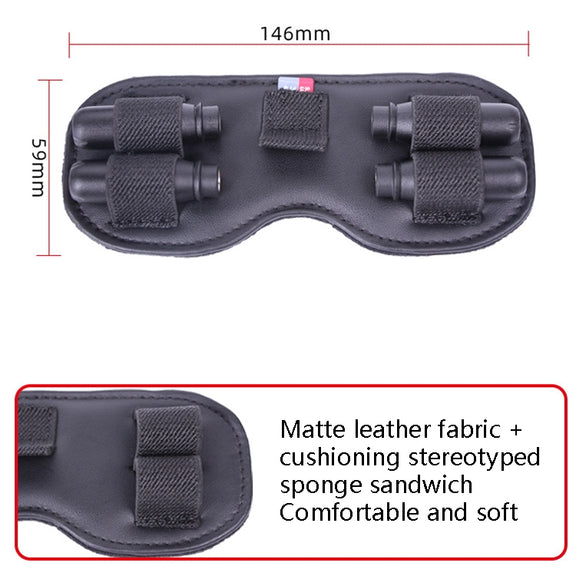 Sunnylife FV-Q9307 For DJI FPV Flight Glasses V2 Protective Cover Dust Shading Storage Mat(Black)
