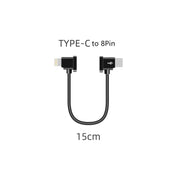 Sunnylife TY-X9304 Suitable For DJI Mavic Air 2S / DJI FPV Flight Glasses V2 / Mavic Mini2 / Osmo Pocket 2 Mobile Phone Tablet Cable 15cm Type-C to 8 Pin Cable