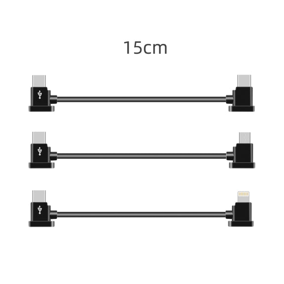 Sunnylife TY-X9304 Suitable For DJI Mavic Air 2S / DJI FPV Flight Glasses V2 / Mavic Mini2 / Osmo Pocket 2 Mobile Phone Tablet Cable 15cm Type-C to 8 Pin Cable