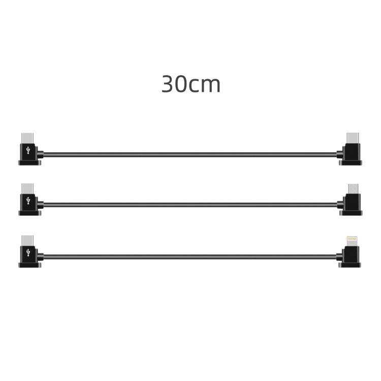 Sunnylife TY-X9304 Suitable For DJI Mavic Air 2S / DJI FPV Flight Glasses V2 / Mavic Mini2 / Osmo Pocket 2 Mobile Phone Tablet Cable 30cm Type-C to Micro USB Cable - Other Accessories by PMC TechLife | Online Shopping South Africa | PMC TechLife | Buy Now Pay Later Mobicred