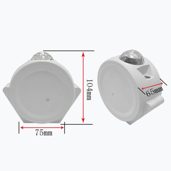SC511 3 In 1 Watermark Starry Sky Projector Graffiti Smart Atmosphere Night Light, Light color: Black WiFi