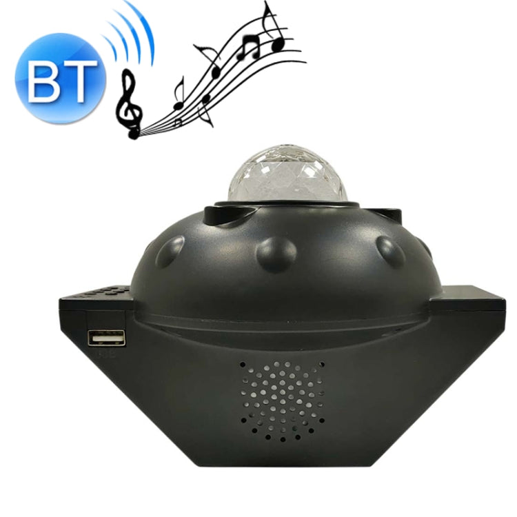 SC522-01 USB Bluetooth Music Watermark Starry Sky Projection Light LED Stage Light Night Light(Black) - Projection Lamp by PMc TechLife | Online Shopping South Africa | PMc TechLife | Buy Now Pay Later Mobicred