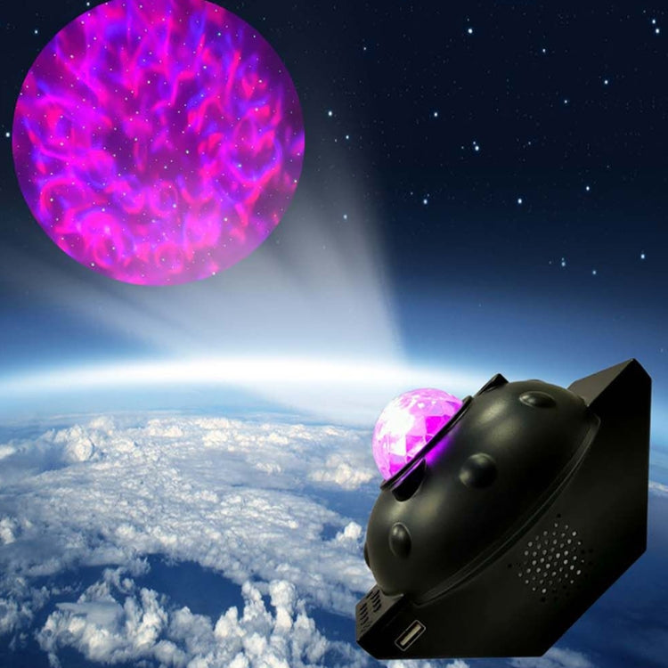SC522-01 USB Bluetooth Music Watermark Starry Sky Projection Light LED Stage Light Night Light(Black) - Projection Lamp by PMc TechLife | Online Shopping South Africa | PMc TechLife | Buy Now Pay Later Mobicred