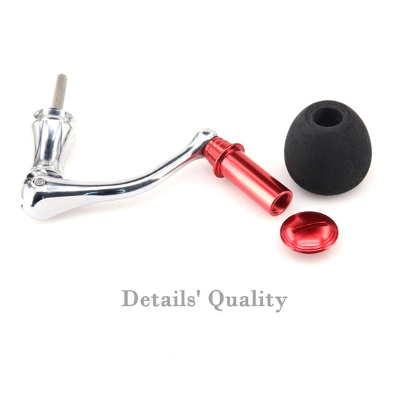 DEUKIO All-Metal EVA Rocker Fishing Reel Rocker Aluminum Alloy Knob For Fish Reel Tackle Accessory, Specification: Medium (Golden)