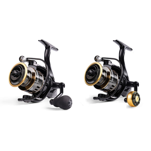 All Metal Rocker Arm Smooth Fishing Reel Spinning Reel, Spec: HE800 (EVA Grip)
