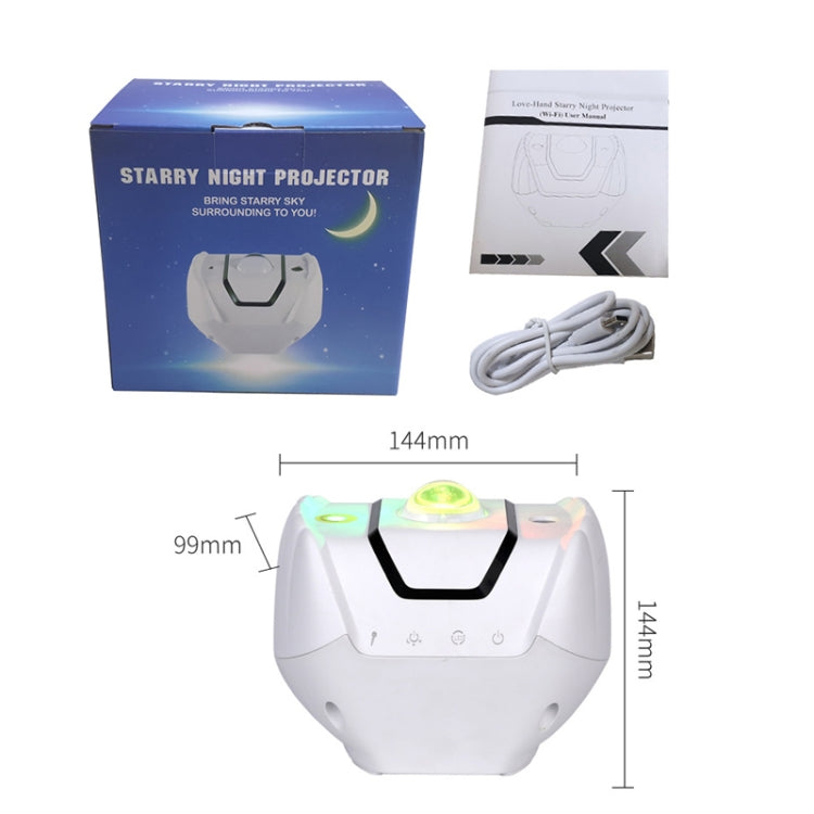 SC523-Z01 Smart Speaker Control Nebula Projector Light Help Sleep Bedroom Children Night Light, Light color: WiFi Intelligent Style - Projection Lamp by PMc TechLife | Online Shopping South Africa | PMc TechLife | Buy Now Pay Later Mobicred