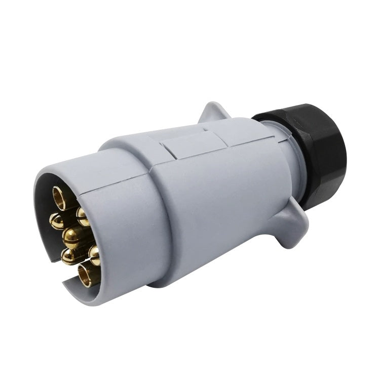 2 PCS VP170EB-1 7P 12V Trailer Plug Socket Trailer Connector UK Plug - Terminal connectors by PMC TechLife | Online Shopping South Africa | PMC TechLife