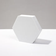 8 PCS Geometric Cube Photo Props Decorative Ornaments Photography Platform, Colour: 9 x 2cm Small White Hexagon