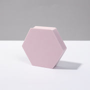 8 PCS Geometric Cube Photo Props Decorative Ornaments Photography Platform, Colour: Small Light Pink Hexagon