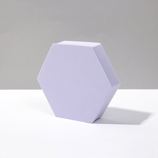 8 PCS Geometric Cube Photo Props Decorative Ornaments Photography Platform, Colour: Small Purple Hexagon - free shipping - PMC Jewellery - Order now!