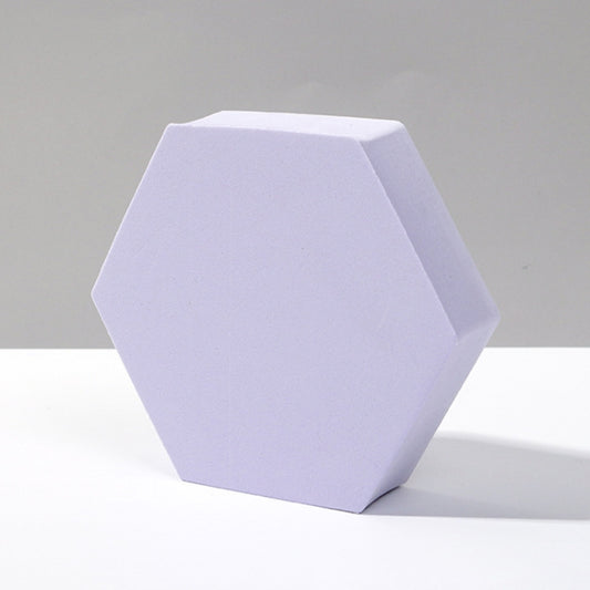8 PCS Geometric Cube Photo Props Decorative Ornaments Photography Platform, Colour: Large Purple Hexagon - free shipping - PMC Jewellery - Order now!